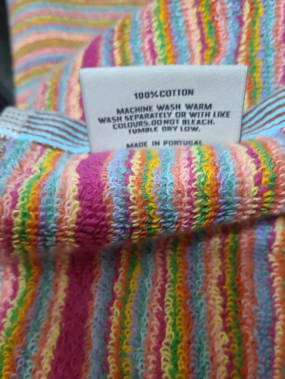 Rachel Zoe Rainbow Stripe Bath Towel Set